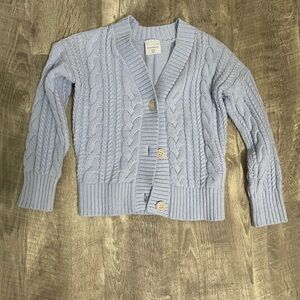 Abercrombie Kids Sky Blue Cable Knit Cardigan